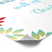 1 Thessaloniker 5:18 Poster (Ecke)