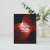 1 Thessaloniker 5:18 Postkarte (Stehend Vorderseite)