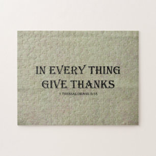 1 Thessaloniker 5:18 Puzzle