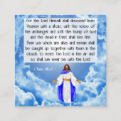 1 Thessaloniki 4:16-17 Karte (Vorderseite)