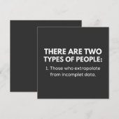 1. Those who extrapolate from incomplet data Einladung (Vorne/Hinten)