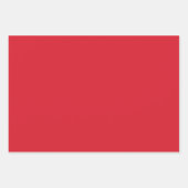 1 Thru Ten Typography In Red On Black Pattern Geschenkpapier Set (Vorderseite 3)