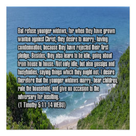 1 Timotheus 5:11-14 WEBU Poster