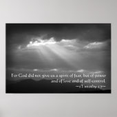 1 Timothy 1:7 Poster (Vorne)