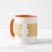 1 Timothy 1:9-10 KJV Bibelschrift Zwei-Tone Tasse (Vorderseite Links)