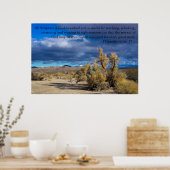 1 Timothy 3:16, 17 RauchBush Poster (Küche)