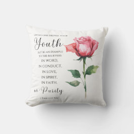 1 Timothy 4:12 - Blume Jugendbibelverse Kissen
