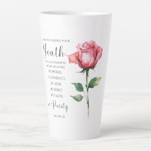 1 Timothy 4:12 - Blume Jugendbibelverse Milchtasse