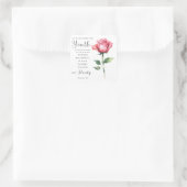 1 Timothy 4:12 - Blume Jugendbibelverse Quadratischer Aufkleber (Tasche)