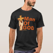 1 Timothy 611 16 Man Of God Bible Verse Christian T-Shirt (Vorderseite)
