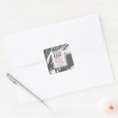 1 Timothy 6:12 Kampf um den guten Kampf des Glaube Quadratischer Aufkleber (Umschlag)