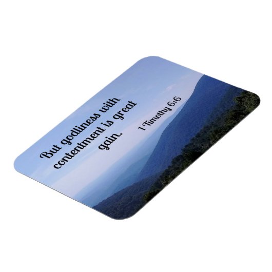 1 Timothy 6:6 Magnet (Linke Seite)