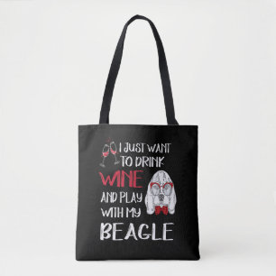1 Trinken Sie Wein und spielen Sie mit meinem Beag Tasche