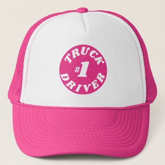 #1 Truck Driver Cap For Girl Women Truckerkappe (Vorderseite)
