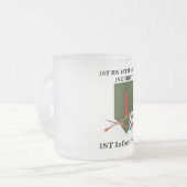 1. Tunnel-bohrwagenTasse Bn16. Inf 1. HBCT 1. Inf Mattglastasse (Vorderseite Links)