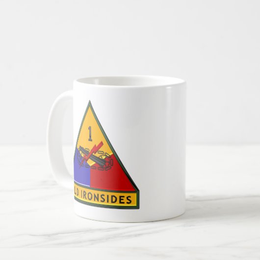 1. U.S.-Rüstungsabteilung Kaffeetasse (Vorderseite Links)