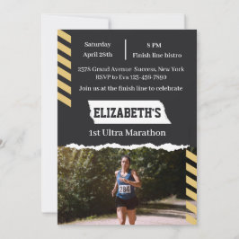 1. Ultra-Marathon-Finisher Läufer Erstes Laufen Einladung