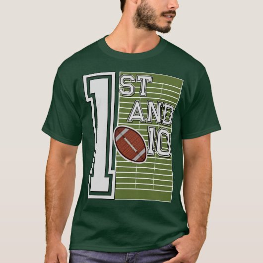 1. und 10. Fußball-T - Shirt (Vorderseite)