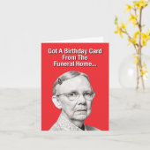 1 Unglaublich witzig Happy Birthday Card - Beerdig Karte (Gelbe Blume)