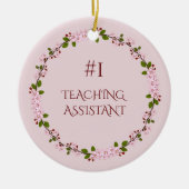 #1 Unterrichtsassistent Keramik Ornament (Vorne)