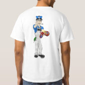 #1 unterzeichnet T - Shirt (Rückseite)