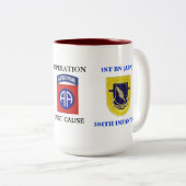 1. URSACHEN-TASSE DER BN-(ABN) 504. DER ZWEIFARBIGE TASSE (VorderseiteRechts)