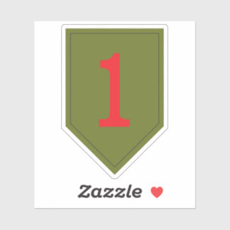 1. US-Infanteriedivision - The Big Red One Patch Aufkleber