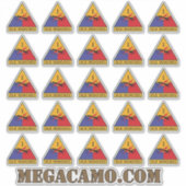 1. US-Rüstungsabteilung - Alte Seiten - Patch x25 Aufkleber (Vorderseite)