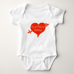 1. Valentine Birthday Heart T - Shirt