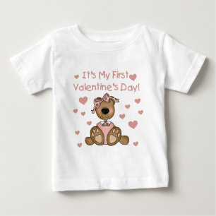 1. Valentinstag Baby T-shirt