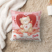 1. Valentinstag-Kissen. Baby Kissen (Decke)