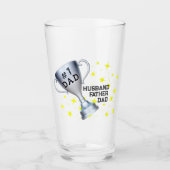 1 Vater Bierglas Glas (Vorderseite)