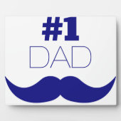 1. Vater Blue Mustache - Nummer 1 Fotoplatte (Vorderseite)