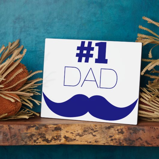 1. Vater Blue Mustache - Nummer 1 Fotoplatte (Seite)