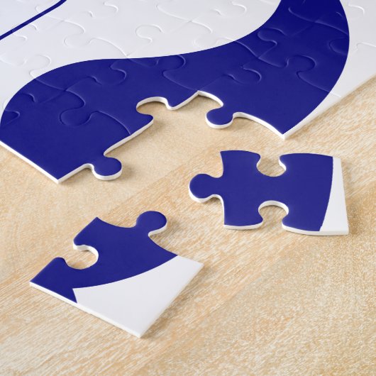 1. Vater Blue Mustache - Nummer 1 Puzzle (Seite)