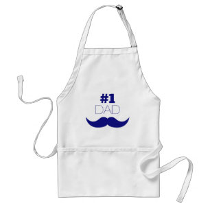 1. Vater Blue Mustache - Nummer 1 Schürze