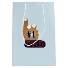 1. Vater Ebony Teak Mittlere Geschenktüte