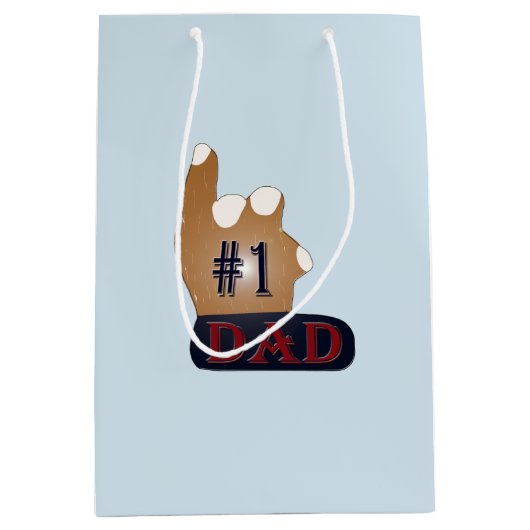 1. Vater Ebony Teak Mittlere Geschenktüte (Vorderseite)