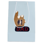 1. Vater Ebony Teak Mittlere Geschenktüte (Rückseite)