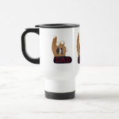 1. Vater Ebony Teak Reisebecher (Links)