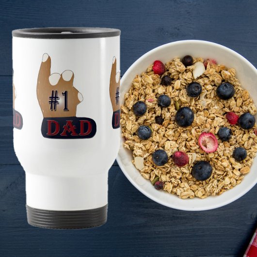 1. Vater Ebony Teak Reisebecher