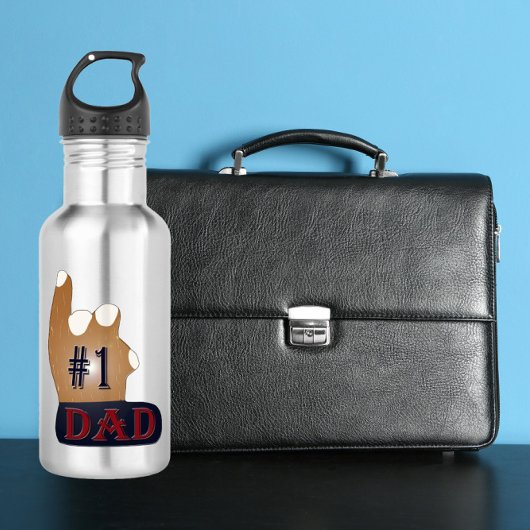 1. Vater Ebony Teak Trinkflasche