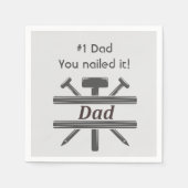 1. Vater Er nagelte es. Kostenvoranschlag Serviette (Vorderseite)