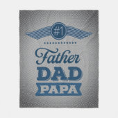 1 Vater Fleecedecke (Vorderseite)