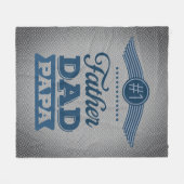 1 Vater Fleecedecke (Vorderseite (Horizontal))