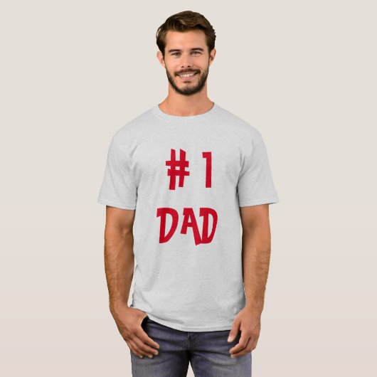 # 1 Vater - Funny Father Gift T-Shirt (Vorne ganz)