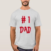 # 1 Vater - Funny Father Gift T-Shirt (Vorderseite)