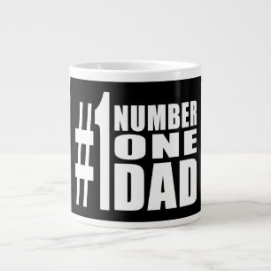 #1 Vater Geburtstage & Weihnachten: Nummer 1 Vater Jumbo-Tasse