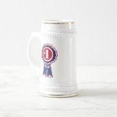 1. Vater - Glücklicher Tag des Vaters Bierglas (Vorderseite Links)