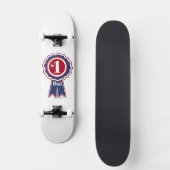 1. Vater - Glücklicher Tag des Vaters Skateboard (Vorderseite)